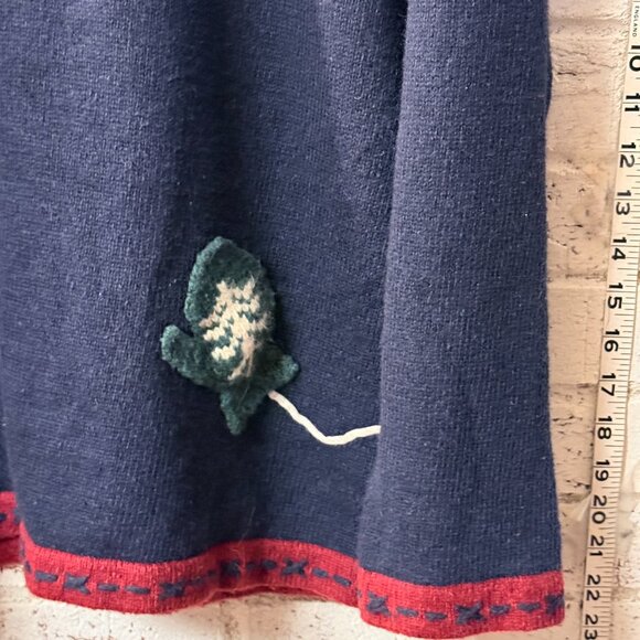 Stitches in Time Vintage Handcrafted Christmas Mittens Cardigan – Women’s 1X – - Picture 8 of 10